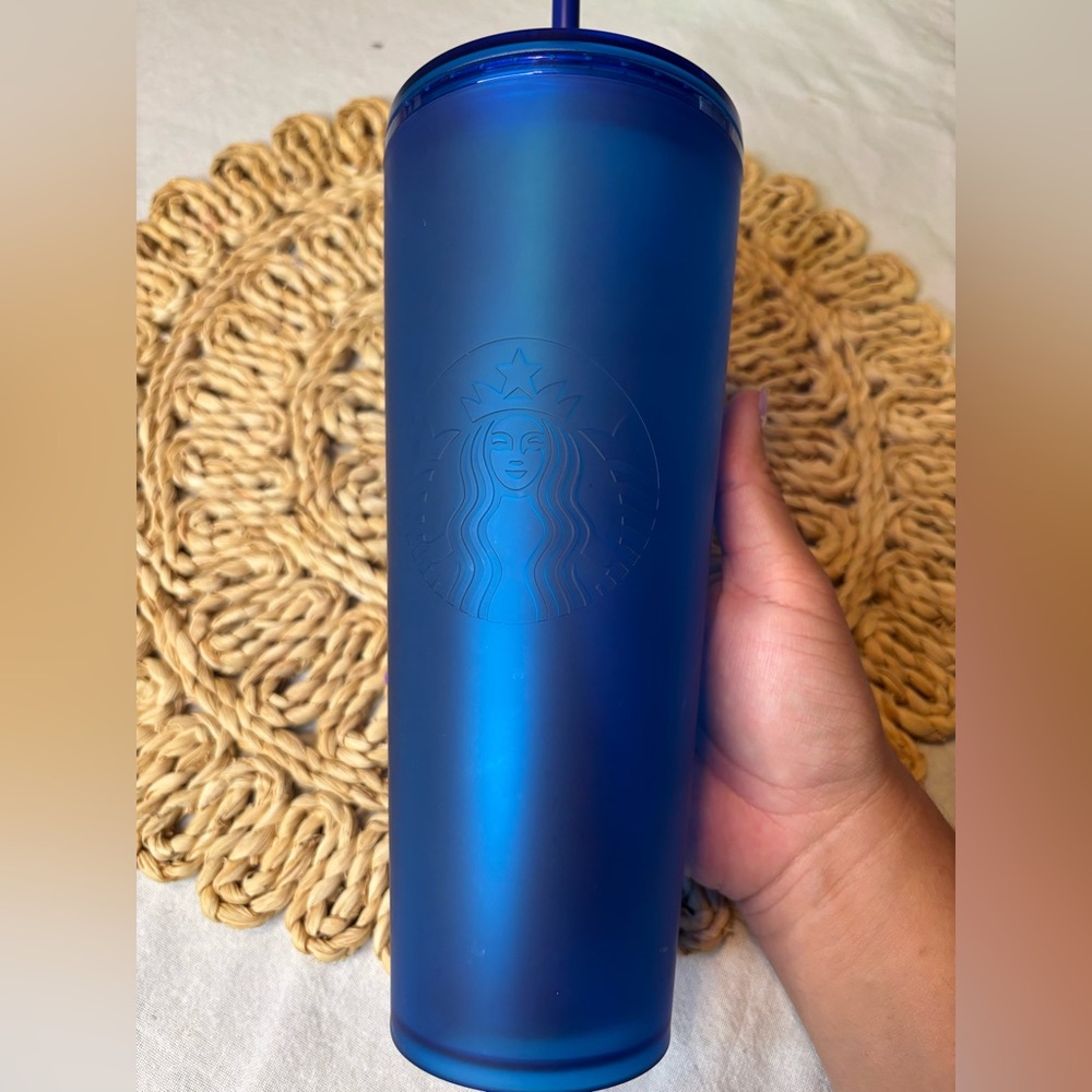 Starbucks Matte Blue Tumbler